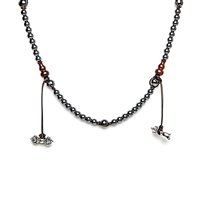 Necklace Tamashii Short Mudra in Semiprecious stones NHS1600-22 - NHS1600-22